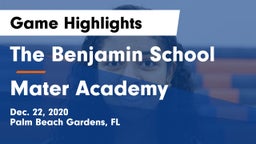 The Benjamin School vs Mater Academy Game Highlights - Dec. 22, 2020