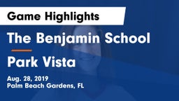 The Benjamin School vs Park Vista Game Highlights - Aug. 28, 2019