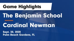 The Benjamin School vs Cardinal Newman   Game Highlights - Sept. 30, 2020