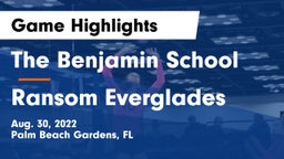 The Benjamin School vs Ransom Everglades  Game Highlights - Aug. 30, 2022