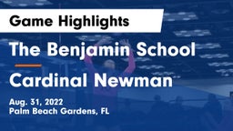 The Benjamin School vs Cardinal Newman   Game Highlights - Aug. 31, 2022