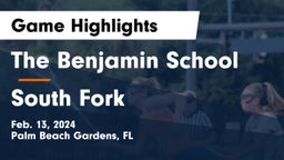 The Benjamin School vs South Fork  Game Highlights - Feb. 13, 2024