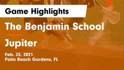 The Benjamin School vs Jupiter  Game Highlights - Feb. 23, 2021