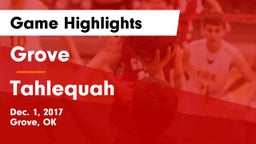 Grove  vs Tahlequah  Game Highlights - Dec. 1, 2017