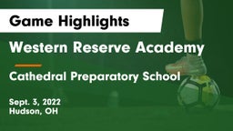 Western Reserve Academy vs Cathedral Preparatory School Game Highlights - Sept. 3, 2022