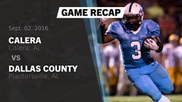 Recap: Calera  vs. Dallas County  2016