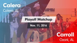 Matchup: Calera  vs. Carroll   2016