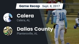 Recap: Calera  vs. Dallas County  2017