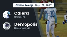Recap: Calera  vs. Demopolis  2017