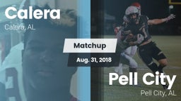 Matchup: Calera  vs. Pell City  2018