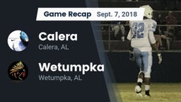 Recap: Calera  vs. Wetumpka  2018