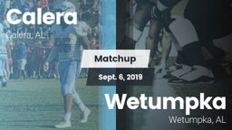 Matchup: Calera  vs. Wetumpka  2019
