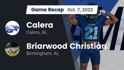 Recap: Calera  vs. Briarwood Christian  2022