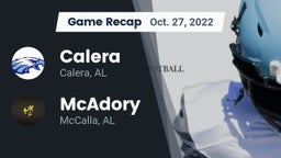Recap: Calera  vs. McAdory  2022