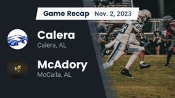 Recap: Calera  vs. McAdory  2023