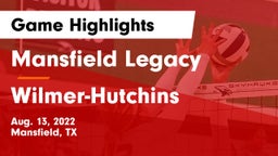 Mansfield Legacy  vs Wilmer-Hutchins  Game Highlights - Aug. 13, 2022
