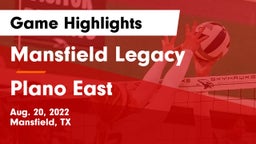 Mansfield Legacy  vs Plano East  Game Highlights - Aug. 20, 2022