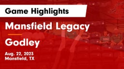 Mansfield Legacy  vs Godley  Game Highlights - Aug. 22, 2023
