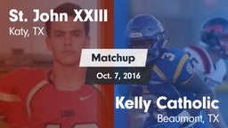 Matchup: Pope John XXIII vs. Kelly Catholic  2016