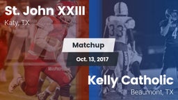 Matchup: Pope John XXIII vs. Kelly Catholic  2017