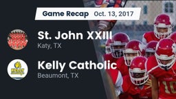 Recap: St. John XXIII  vs. Kelly Catholic  2017