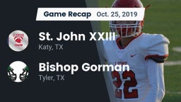 Recap: St. John XXIII  vs. Bishop Gorman  2019