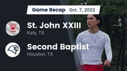Recap: St. John XXIII  vs. Second Baptist  2022