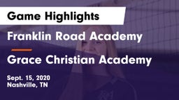 Franklin Road Academy vs Grace Christian Academy Game Highlights - Sept. 15, 2020