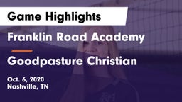 Franklin Road Academy vs Goodpasture Christian  Game Highlights - Oct. 6, 2020
