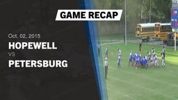 Recap: Hopewell  vs. Petersburg  2015