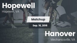 Matchup: Hopewell  vs. Hanover  2016