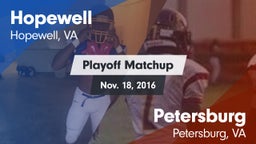 Matchup: Hopewell  vs. Petersburg  2016