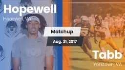 Matchup: Hopewell  vs. Tabb  2017