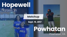 Matchup: Hopewell  vs. Powhatan  2017