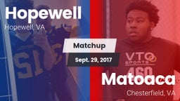 Matchup: Hopewell  vs. Matoaca  2017