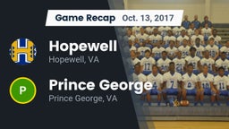 Recap: Hopewell  vs. Prince George  2017