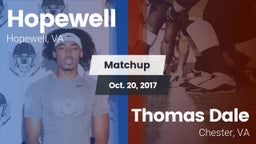 Matchup: Hopewell  vs. Thomas Dale  2017