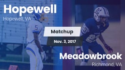 Matchup: Hopewell  vs. Meadowbrook  2017