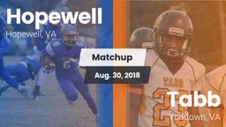 Matchup: Hopewell  vs. Tabb  2018