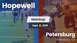 Matchup: Hopewell  vs. Petersburg  2018