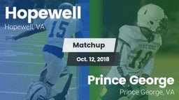 Matchup: Hopewell  vs. Prince George  2018