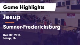 Jesup  vs Sumner-Fredericksburg  Game Highlights - Dec 09, 2016