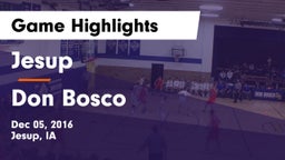 Jesup  vs Don Bosco Game Highlights - Dec 05, 2016