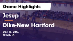 Jesup  vs ****-New Hartford  Game Highlights - Dec 13, 2016