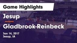 Jesup  vs Gladbrook-Reinbeck  Game Highlights - Jan 14, 2017