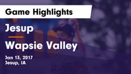 Jesup  vs Wapsie Valley  Game Highlights - Jan 13, 2017