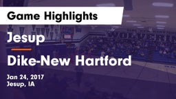 Jesup  vs ****-New Hartford  Game Highlights - Jan 24, 2017