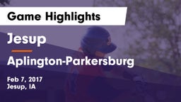 Jesup  vs Aplington-Parkersburg  Game Highlights - Feb 7, 2017