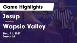 Jesup  vs Wapsie Valley  Game Highlights - Dec. 21, 2017