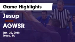 Jesup  vs AGWSR  Game Highlights - Jan. 20, 2018